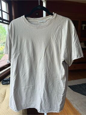 John Elliott Short Sleeve Crewneck T-Shirt - Light Taupe